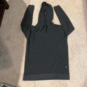 Free Fly black lightweight pullover hoodie